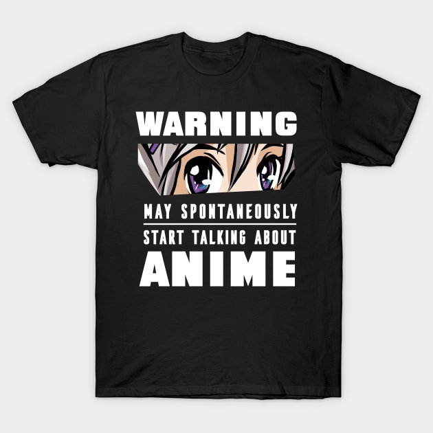 Anime Warning T-Shirt by madeinchorley